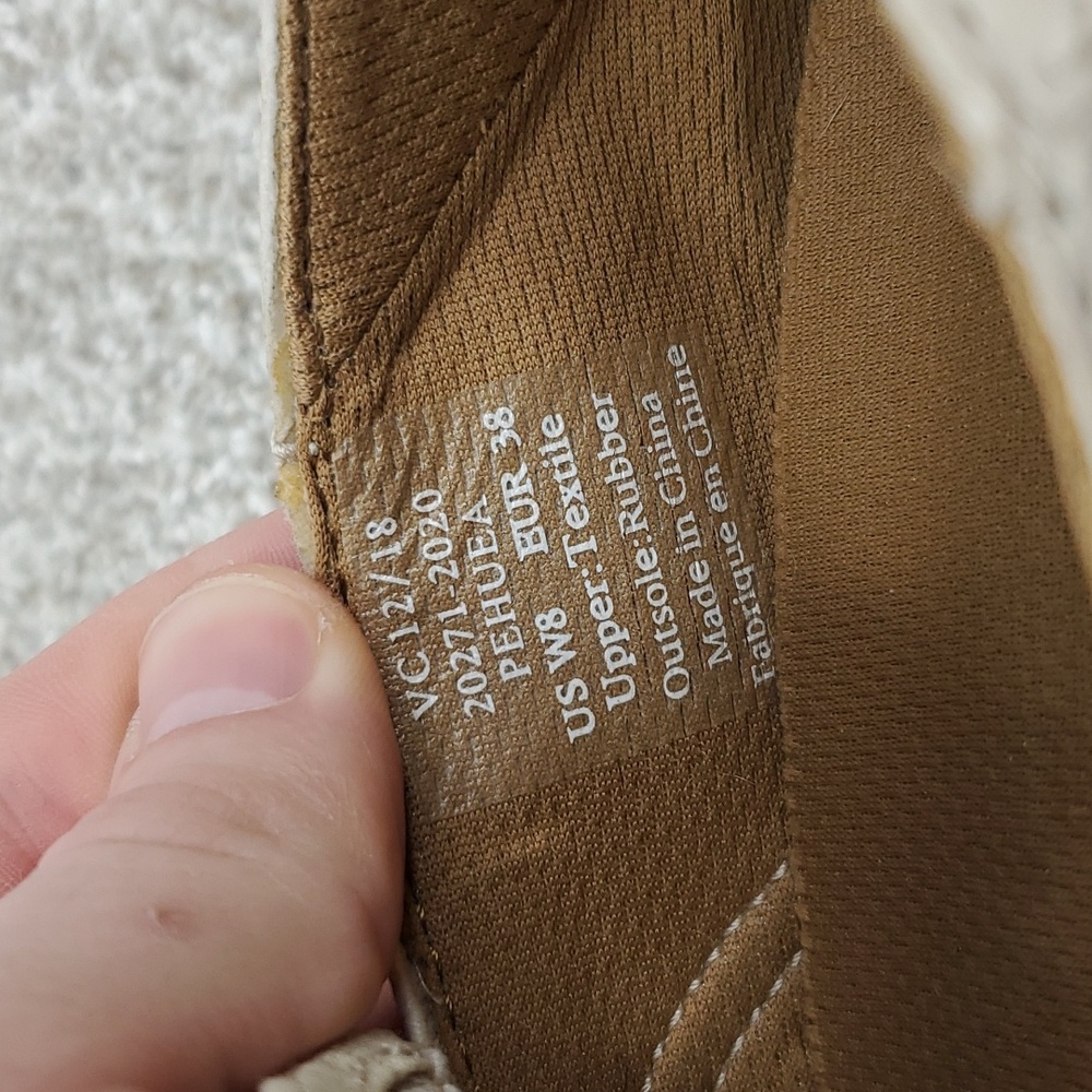 Olukai Pehuea Loafers Mesh Textile Upper Beige Slip On Casual Stretch Womens 8 - Picture 5 of 10